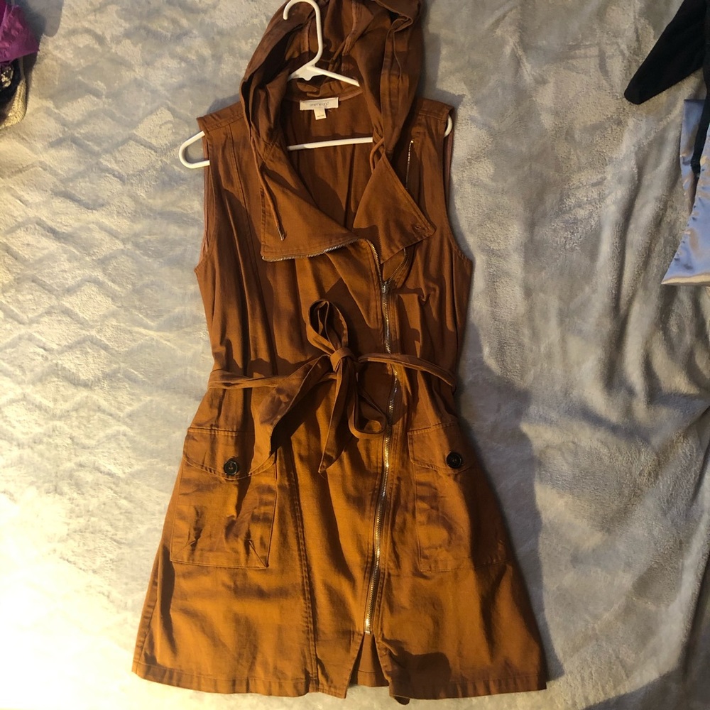 Brown casual dress